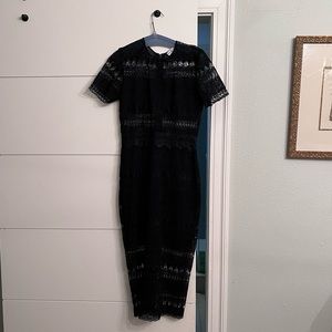 Karina Grimaldi Black Cocktail Dress